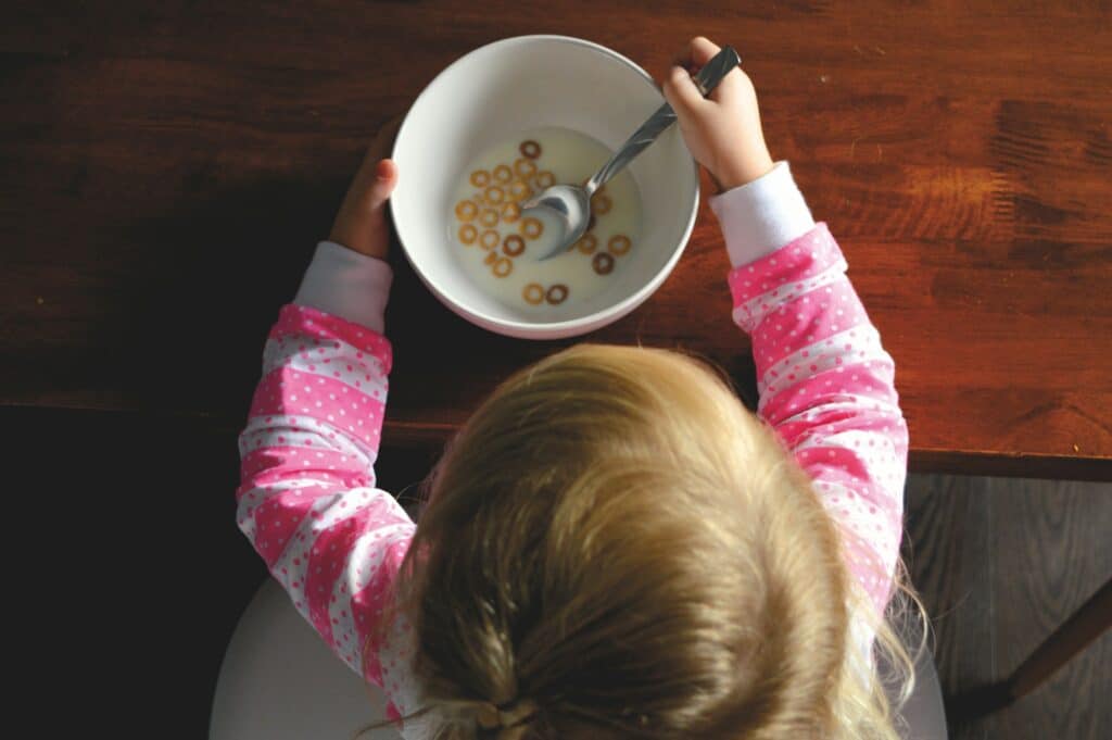 petit déjeuner bébé